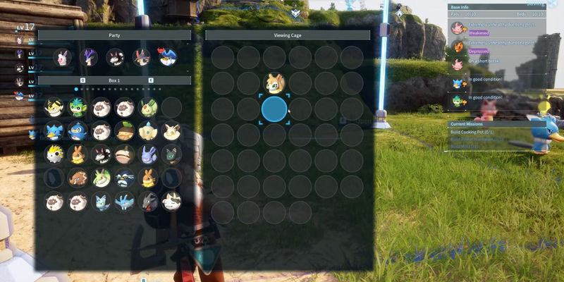 Viewing Cage in Palworld