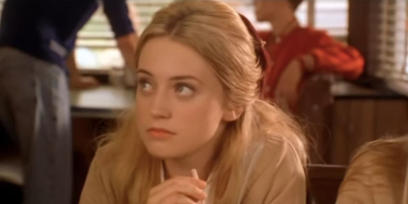 Monica Keena's Tinka looking unimpressed in All I Wanna Do 1998
