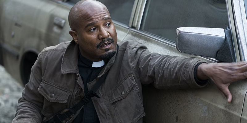 Seth Gilliam as Father Gabriel in The Walking Dead season 8 premiere