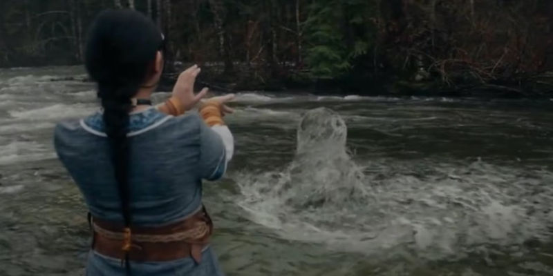 Avatar The Last Airbender live-action Katara water bending 