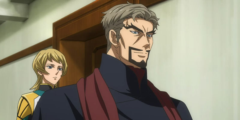 Mobile Suit Gundam Iron Blooded Orphans' Finale showing Rustal Julietta with a smile.