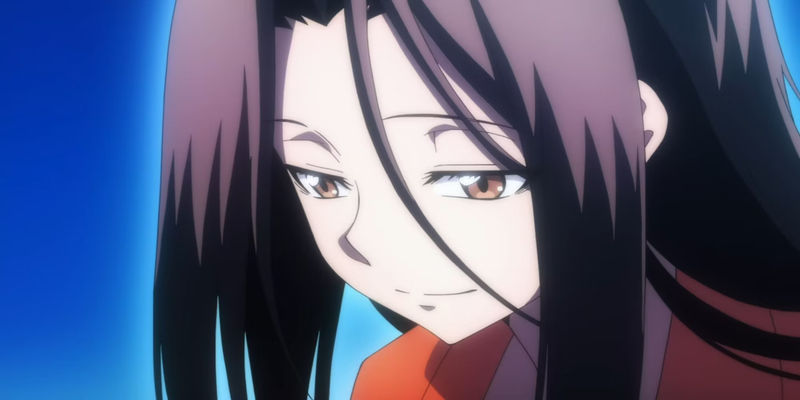 Shaman King's Finale screencap of Hao Asakura making a soft expression