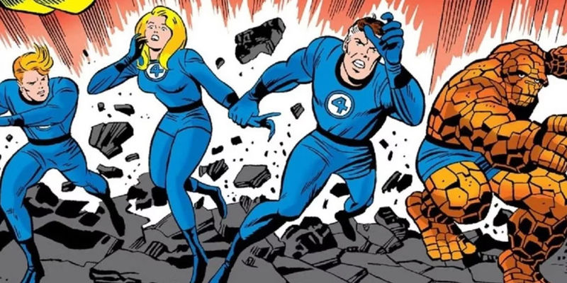 The Fantastic Four in Marvel Comics art from the 1960s