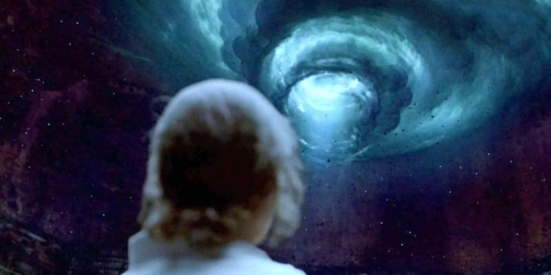 Rust Cohle (Matthew McConaughey) hallucinates a vortex in Carcosa in True Detective's season 1 finale