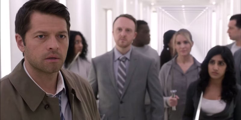 Castiel in Heaven in Supernatural