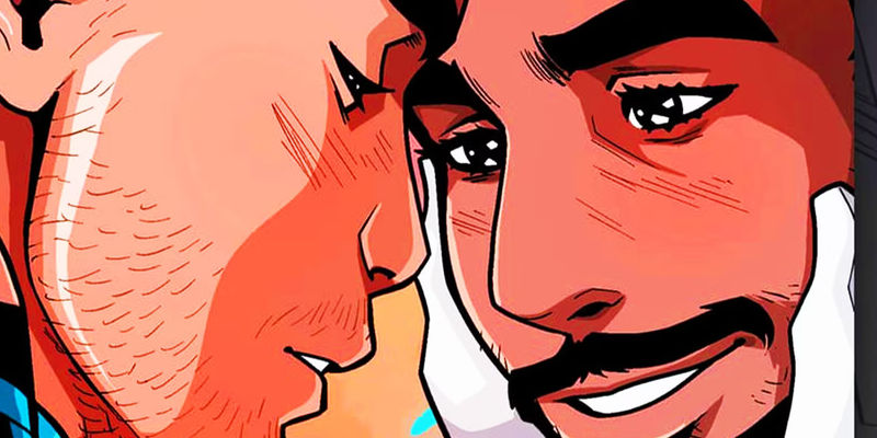 Iceman and Romeo together in Marvel Comics