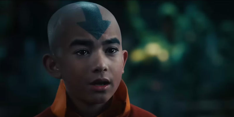 Aang in the new live action Avatar The Last Airbender trailer