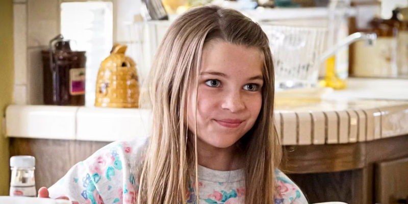 Missy from Young Sheldon smirking.