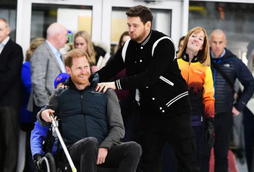 A Royal Encounter on the Ice: Prince Harry and Michael Bublé's Curling Adventure