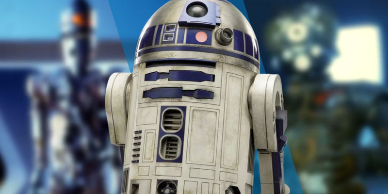R2-D2 With IG-88 and 4-LOM