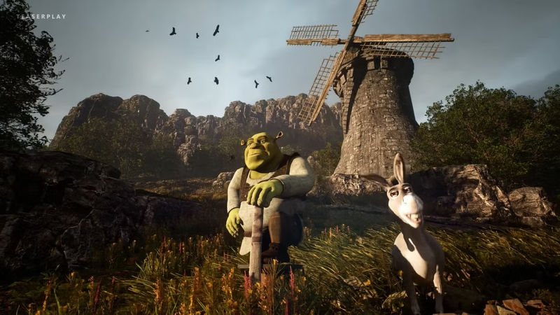 shrek-donkey-windmill-unreal-engine