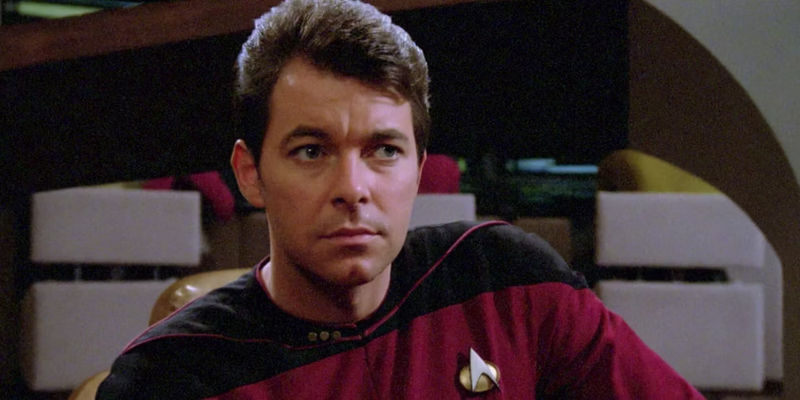 Star Trek TNG Commander Riker no beard