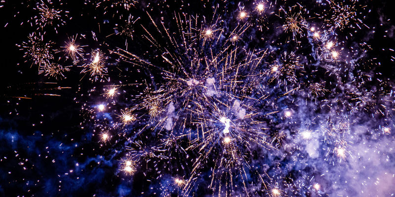 Stock image of fireworks
