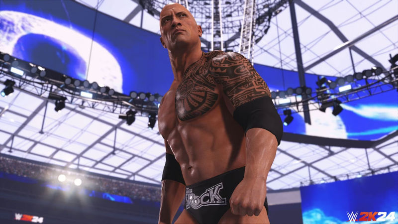 WWE 2K24 The Rock Screenshot