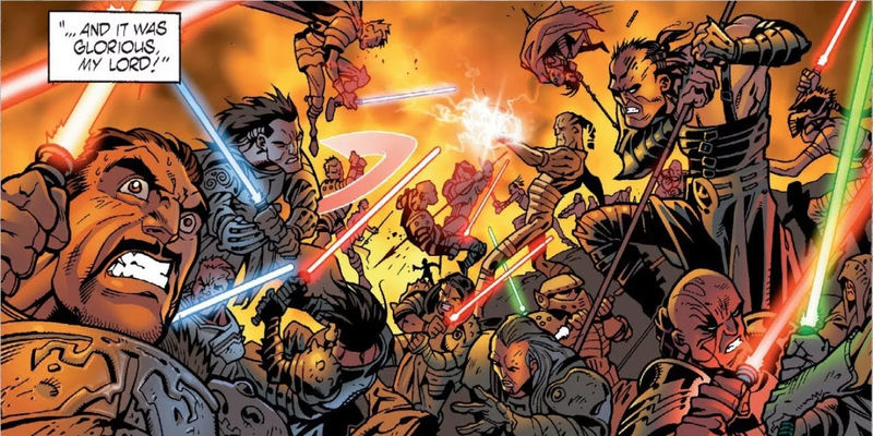 Jedi vs Sith Battle of Ruusan