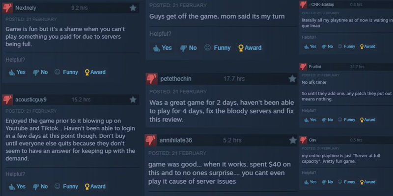 Helldivers 2 Negative Steam reviews sample February 21 2024