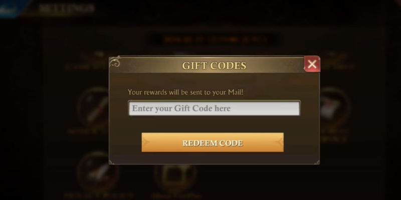 Misty Continent the codes tab