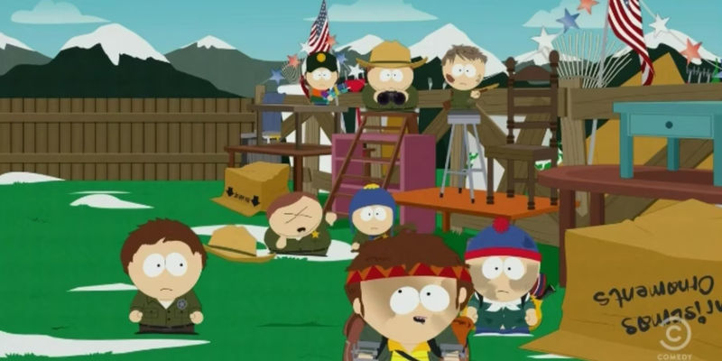 The boys play Texans vs. Mexicans in South park