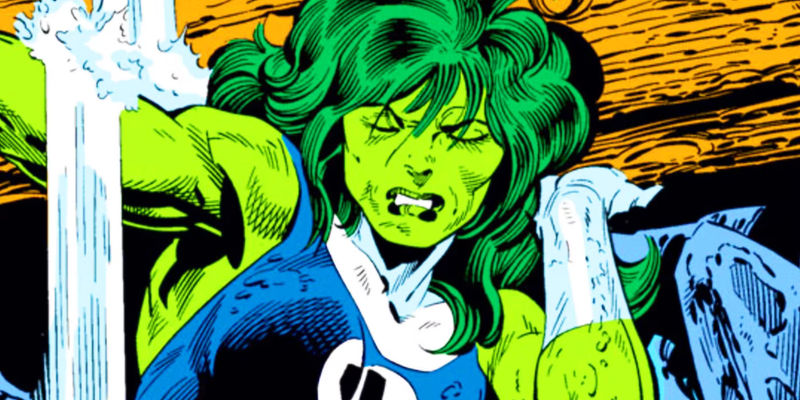 She-Hulk in Fantastic Four uniform in Marvel Comics