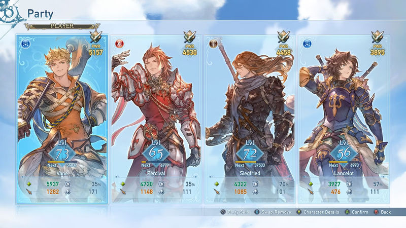 The Dragon Knights in Granblue Fantasy Relink