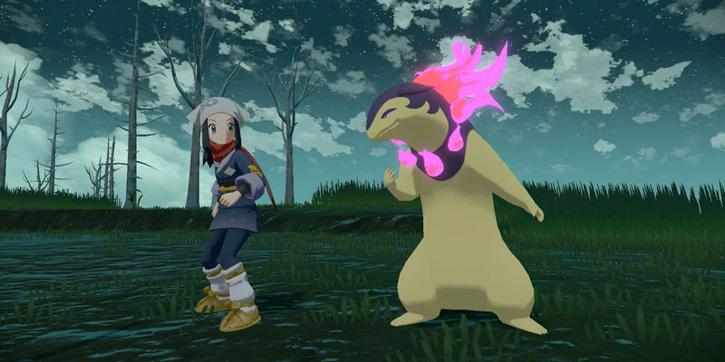 Hisuiian Typhlosion In Pokemon Legends Arceus