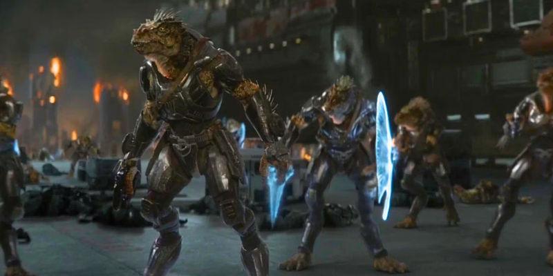 Jackals during the Fall of Reach in Halo season 2