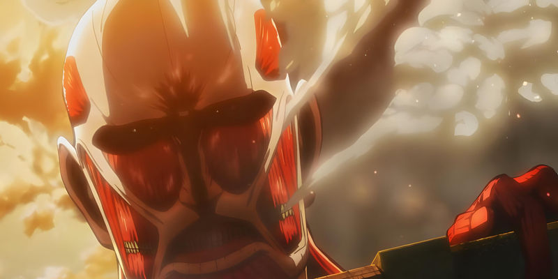 The Colossal Titan appears to breach the Wall