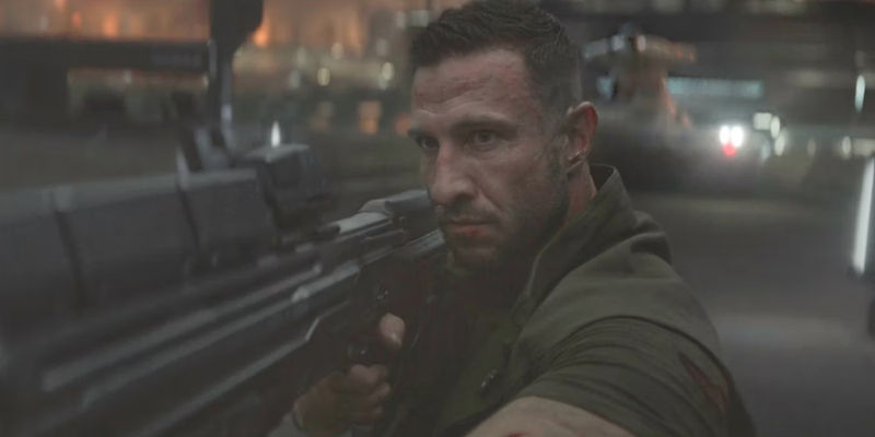 Master Chief with Scorpion Tank In Background - During The Fall of Reach - Wraith and Scorpion Tanks Make Appearances In Halo Season 2