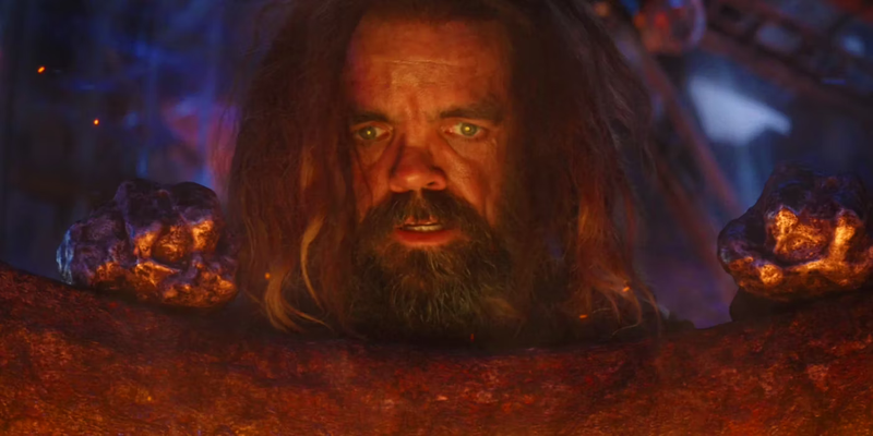 Peter Dinklage as Eitri in Avengers: Infinity War