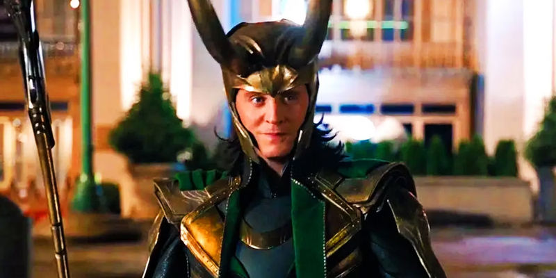 Loki in full regalia Germany in The Avengers