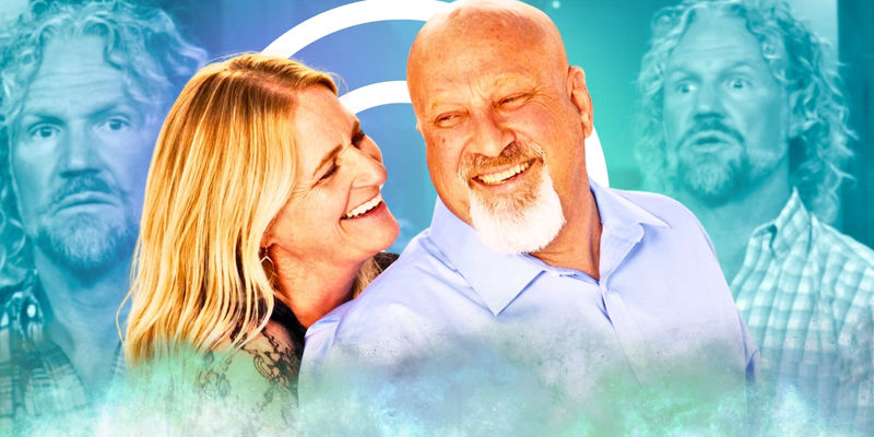 Montage of Sister Wives' Christine Brown and David Woolley, with Kody in the background - Unveiling the Shadows