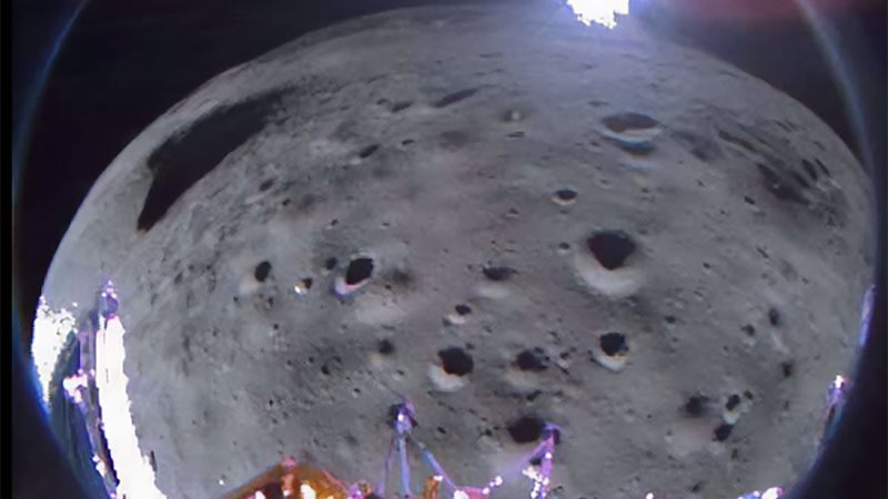 Odysseus Lunar Lander Unveils Spectacular Lunar Descent Images