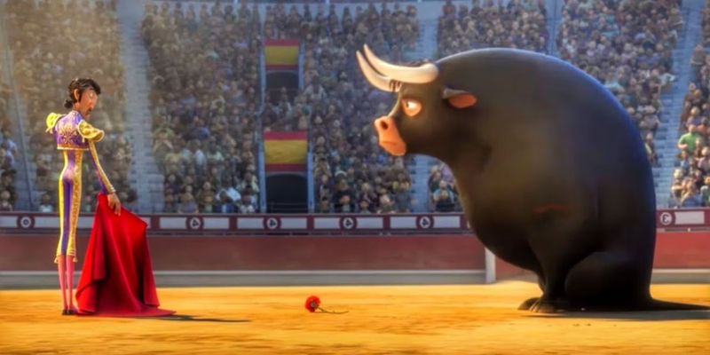 Ferdinand in the arena with a matador - Bulls Lack the Capacity to Even Process the Color Red - Bulls Hate The Color Red