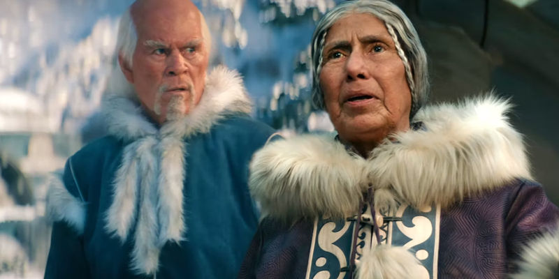 Master Pakku next to Gran Gran in Netflix's Avatar: The Last Airbender
