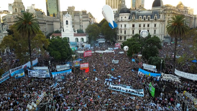Massive Demonstrations Erupt as Milei's Economic Policies Impact Argentina's Education Sector