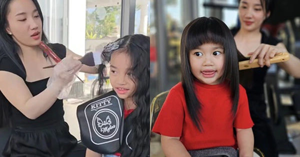 Bà Mẹ Tài Năng: Quỳnh Quỳnh và Chuyện Duỗi Tóc cho Hai Công Chúa Nhỏ