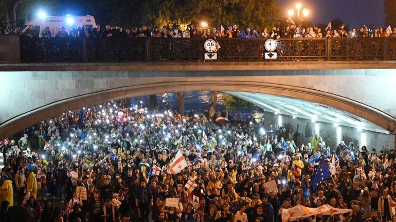Massive Protests in Georgia Against Controversial Foreign Agent Bill Amid US Concerns