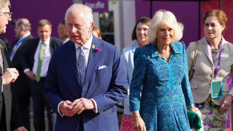 Queen Camilla's Touching Gesture to King Charles III at the Chelsea Flower Show