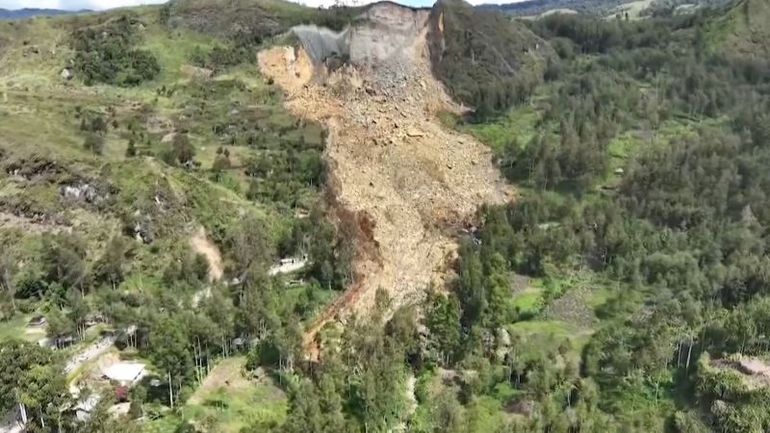 Aerial and Ground Images Unveil Extent of Destruction from Recent Landslide in Papua New Guinea