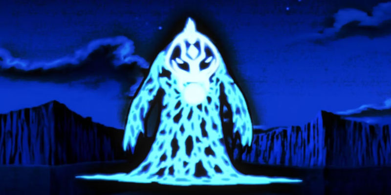 Ocean Spirit fuses with Aang in ATLA book 1 finale