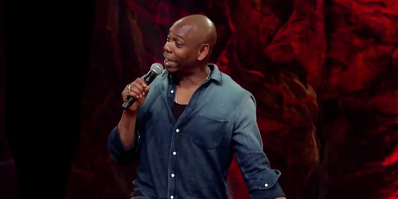 Dave Chappelle doing stand-up