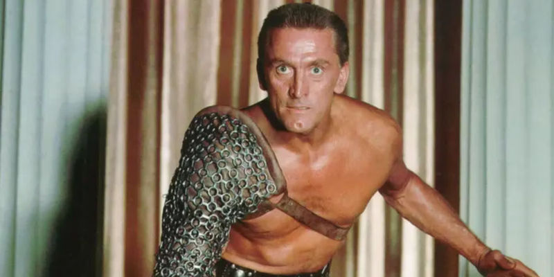 Kirk Douglas as Spartacus