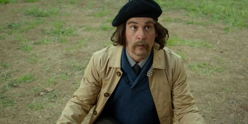 Johnny Depp looks confused in Tusk