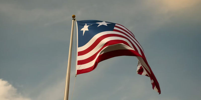 Two star flag in Civil War
