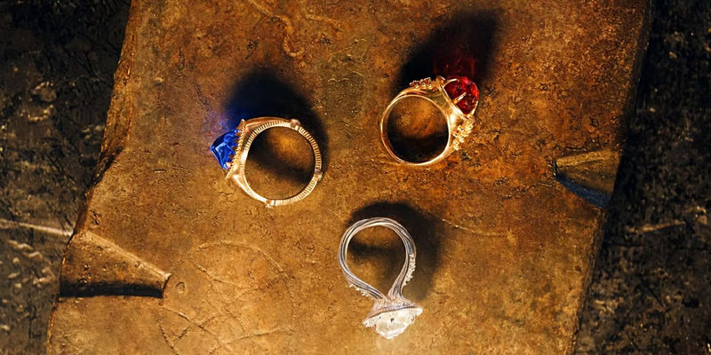 The Three Elven Rings of Power in Rings of Power episode 8