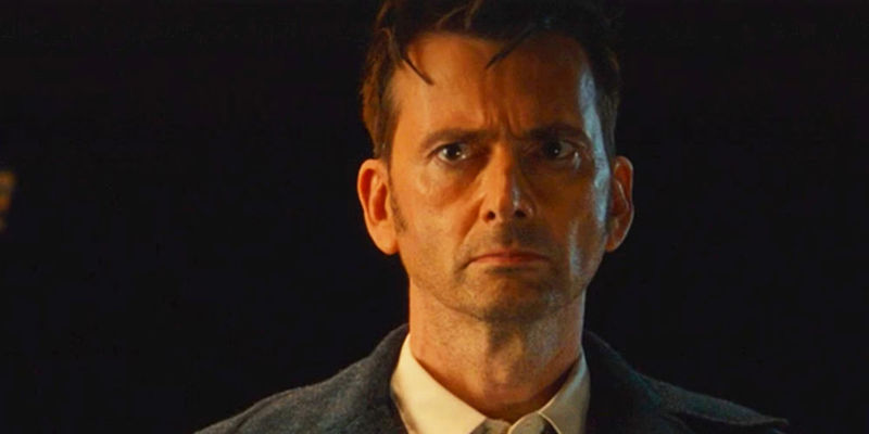 David Tennant gives an angry look as the Fourteenth Doctor on Doctor Who