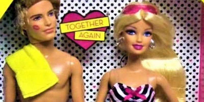 Barbie and Ken she said yes doll set