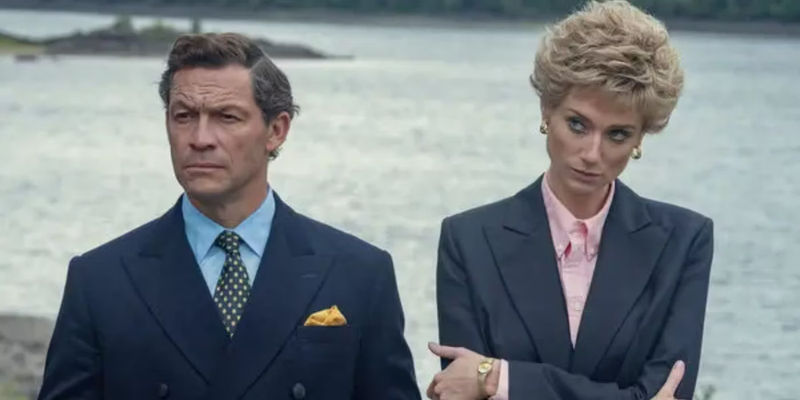 Charles and Diana in The Crown season 5