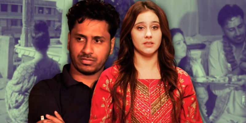 Montage of Kimberly Rochelle and TJ Goswami from 90 Day Fiance: The Other Way season 5