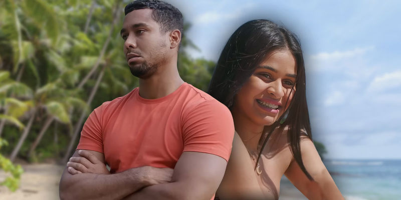 The Family Chantel star Pedro Jimeno with Coraima Morla in a split image